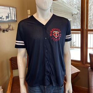 MN Twins Genuine Merchandise MLB Minnesota Button up Large